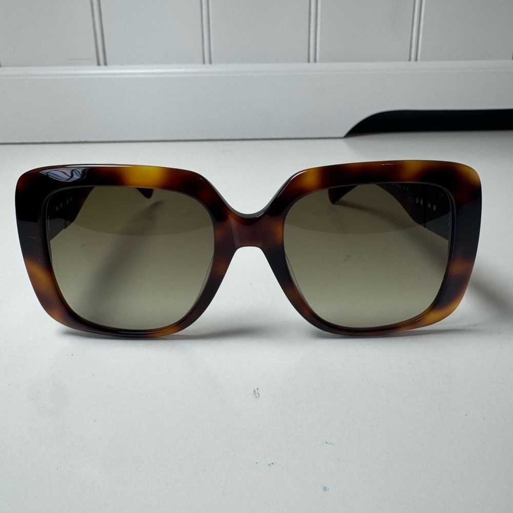 Longchamp Women’s Tortoise Shell Square Sunglasses